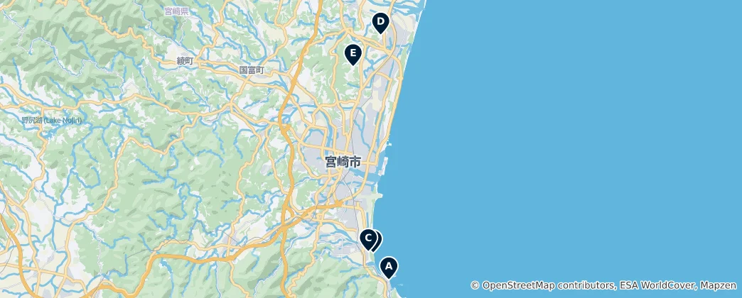 Mapa Nature & Parks