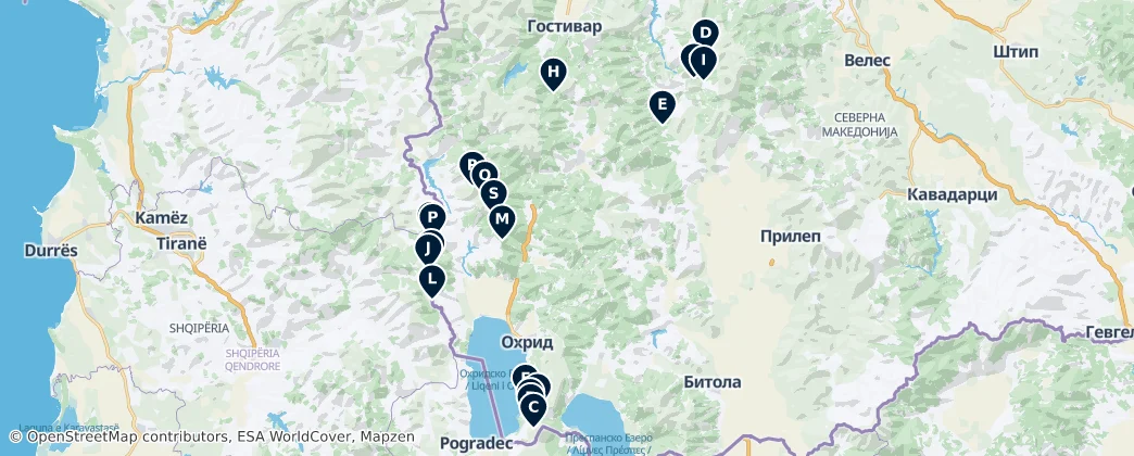 Majestic Mountains and Viewpoints — Map
