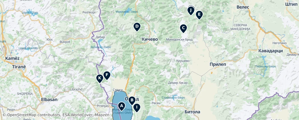 Natural Wonders — Map
