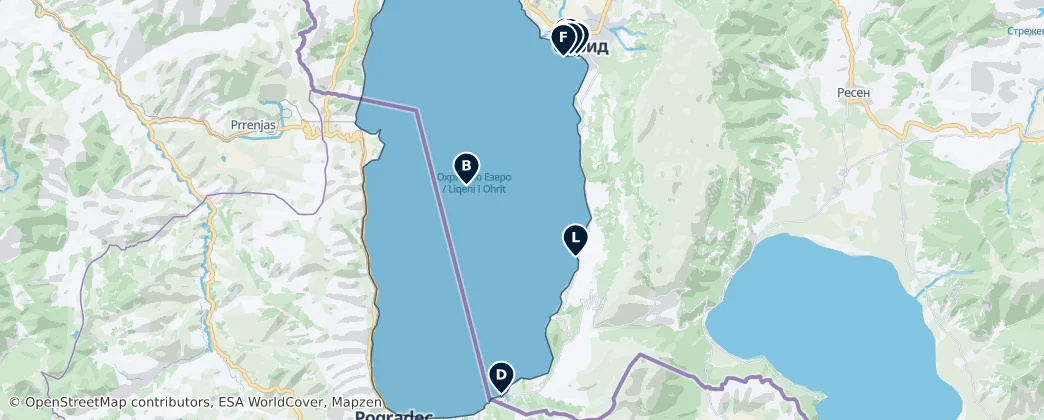 Southwestern Statistical Region's Unmissable Treasures — Map