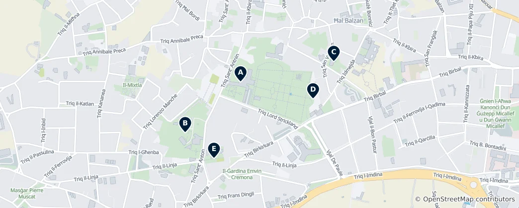 Mapa Hidden Gems of Attard