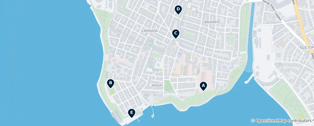 Mapa Serene Parks and Gardens