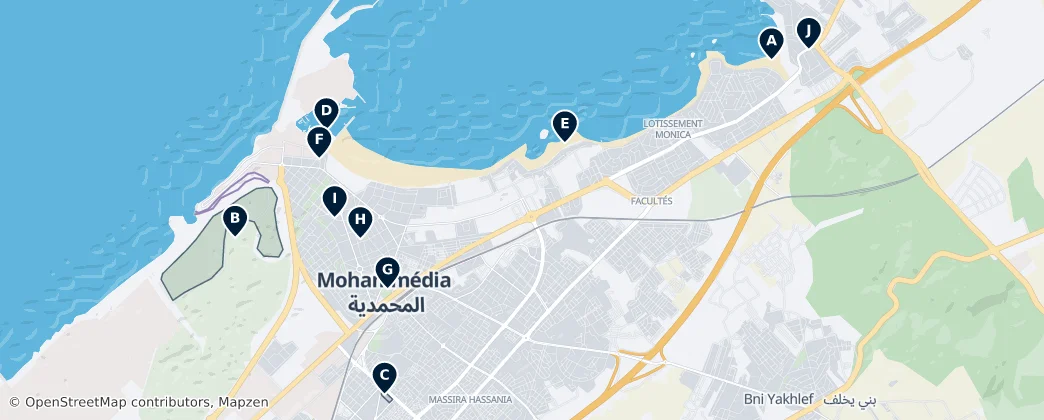 Mohammedia Essentials — Carte