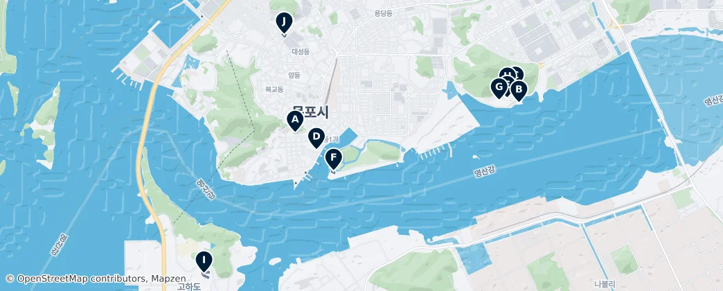 Mokpo Essentials — Mapa
