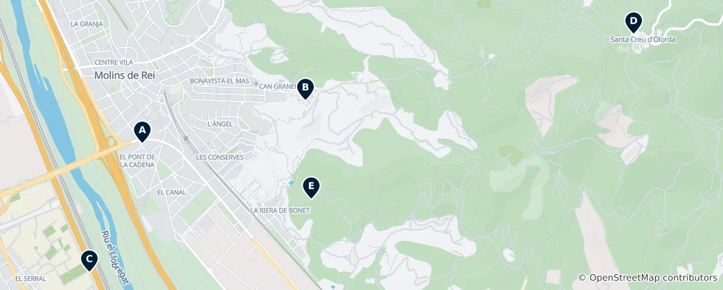 Mappa di Historical Sites