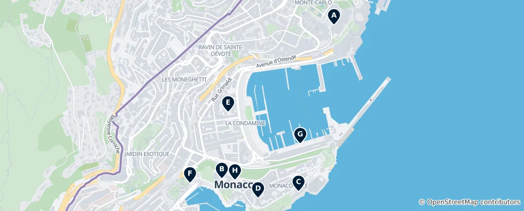 Mappa di I gioielli della corona di Monaco