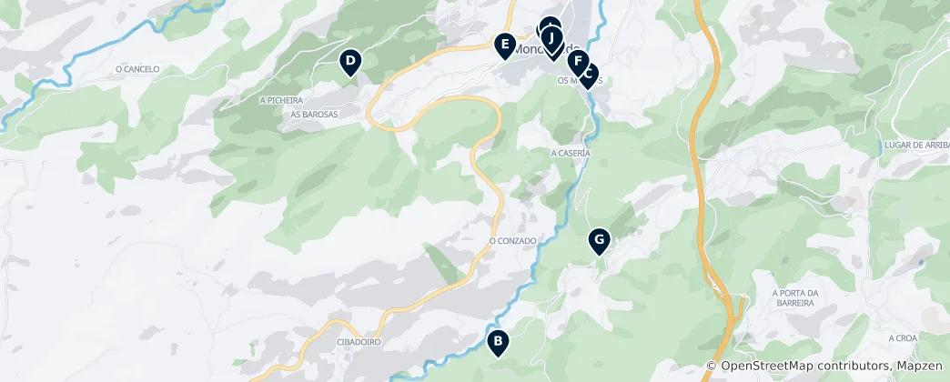 Mappa di Mondoñedo Essentials