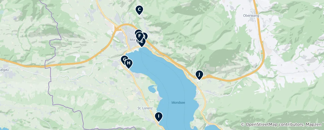 Map of Best of Mondsee