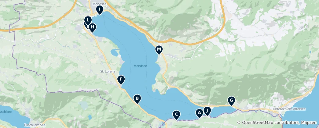 Water Activities at Mondsee 지도