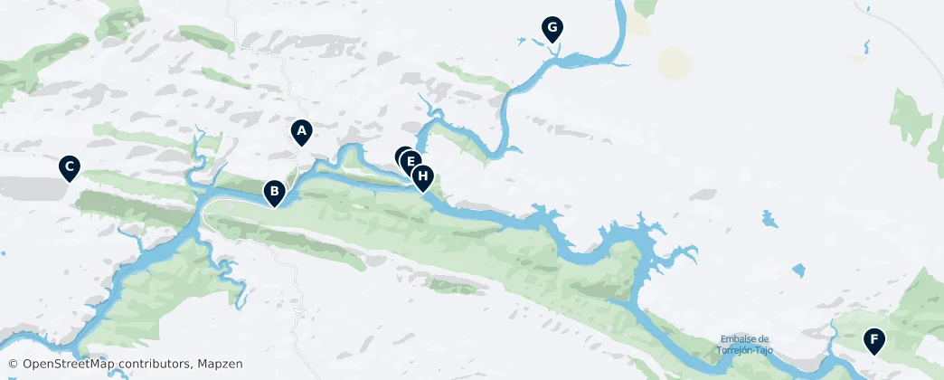 Map of Nature and Water Spots