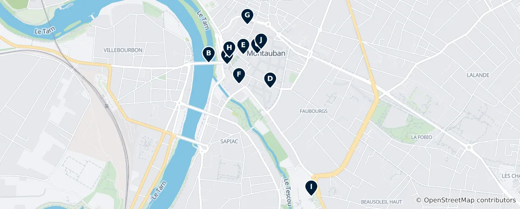 Map of Montauban Essentials
