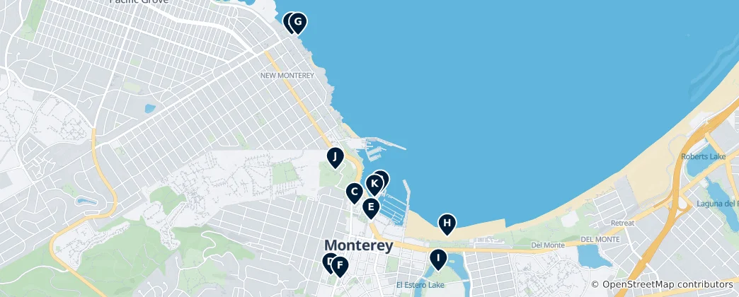 Mapa de Monterey Essentials