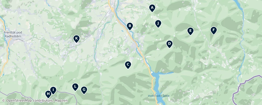 Natural Attractions — Mappa