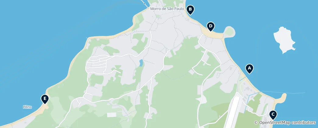 Mapa Beautiful Beaches