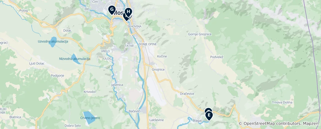 Map of Mostar Essentials
