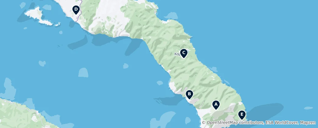 Mapa Natural Landscapes