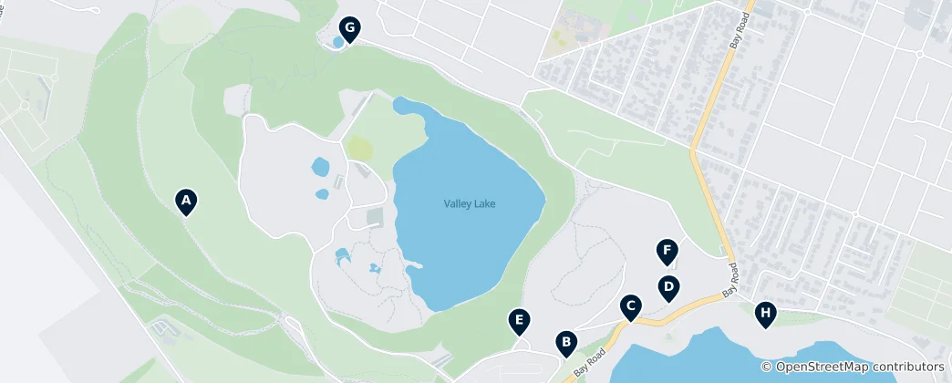 Mapa Mount Gambier Lookouts