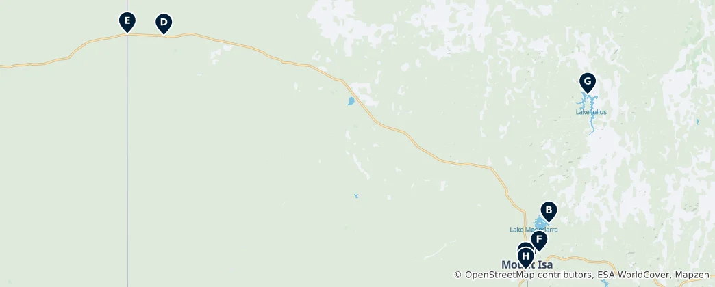 Mapa Mount Isa Essentials