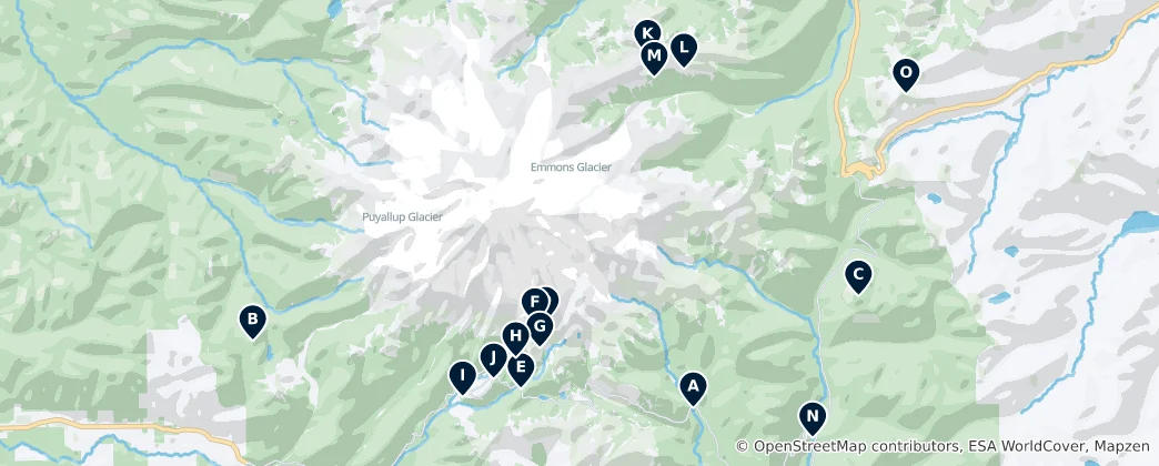 Mappa di Scenic Viewpoints