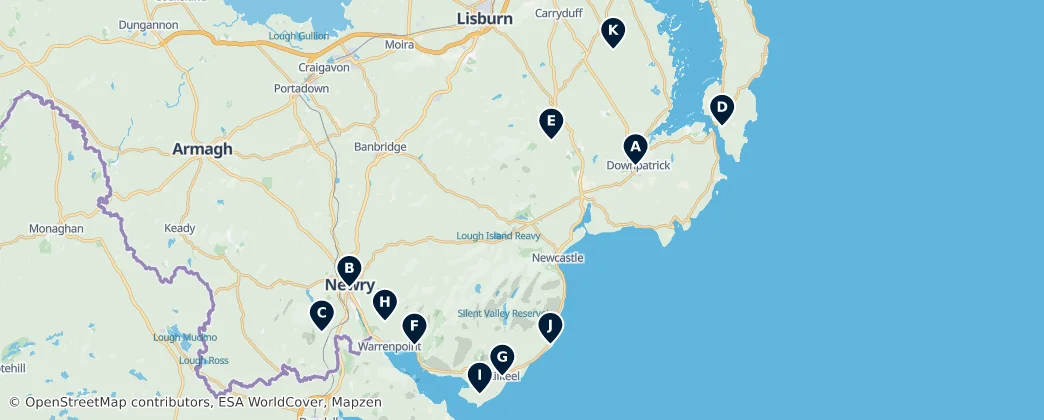 Mapa de Historic Churches & Cathedrals