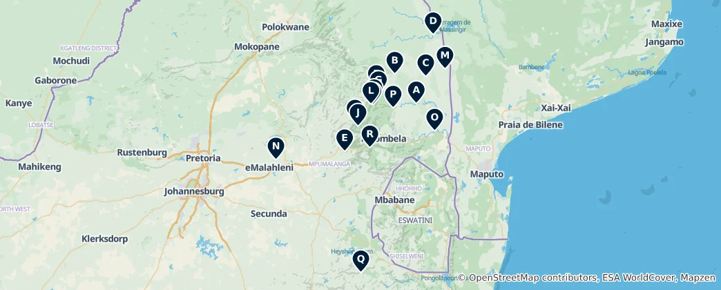 Mappa di Diverse Stays