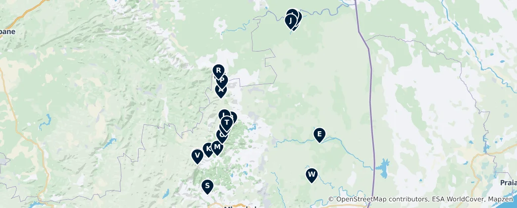 Map of Mpumalanga's Essential Wonders