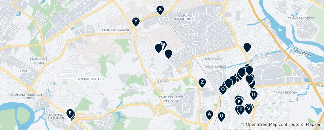 Mapa Essential Car Services