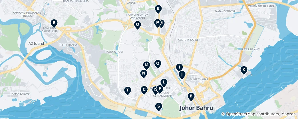 Mappa di Notable Religious Sites