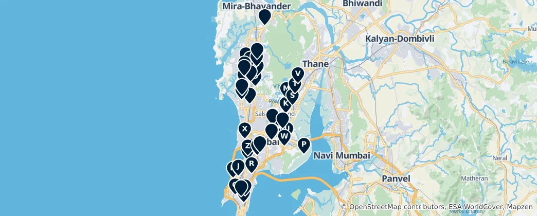 Mapa Mumbai Markets & Shopping