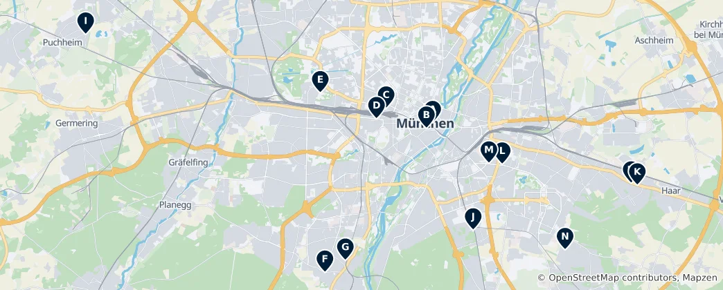Map of Bavarian Flavors and Local Tastes
