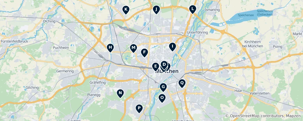Map of Historic Churches & Worship