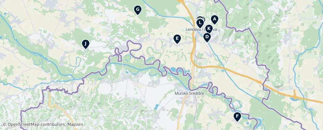Best of Lendava — Map