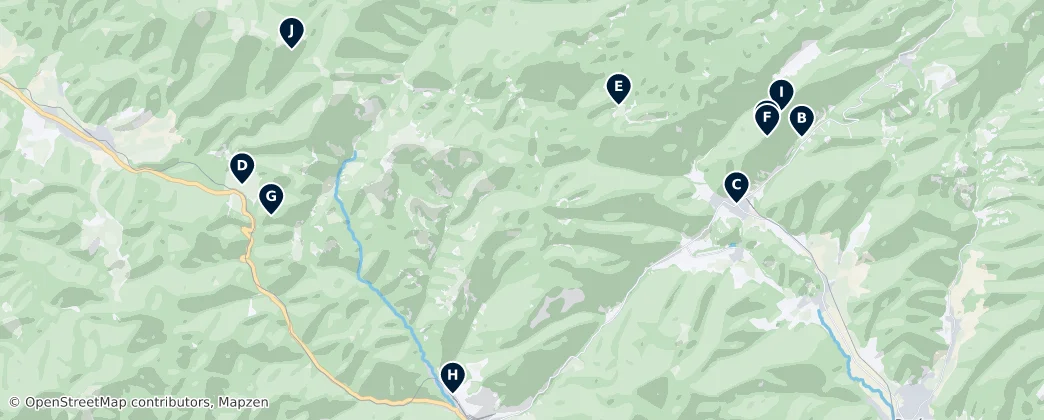 Muránska Planina National Park Essentials — Map