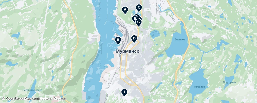 Murmansk Arctic Essentials — Kaart