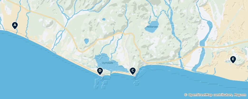 Map of Icelandic Wonders