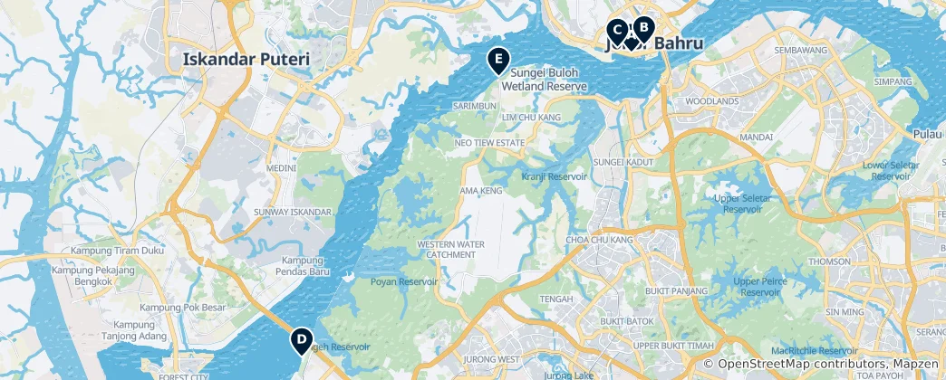 Mapa Hidden Gems