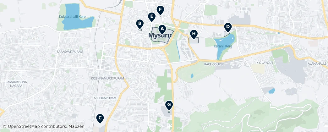 Mysuru Essentials — Map