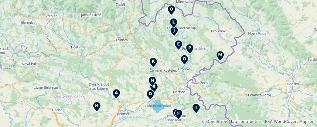 Mappa di Castles and Ruins