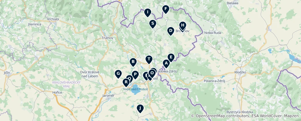 Kaart van Notable Religious Sites