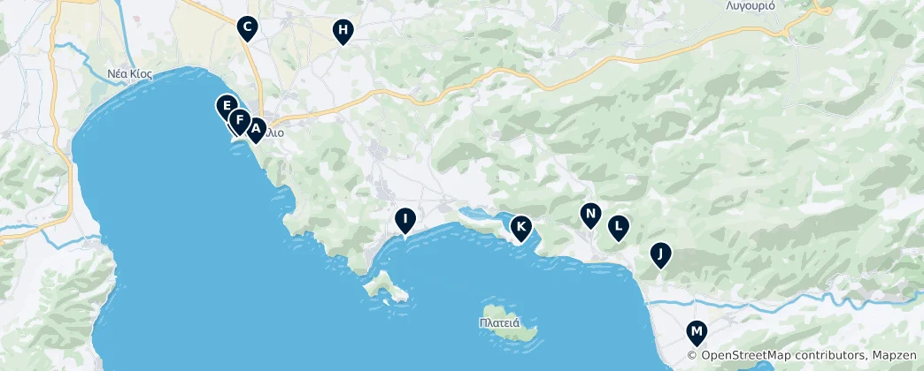 Mapa Castles and Forts