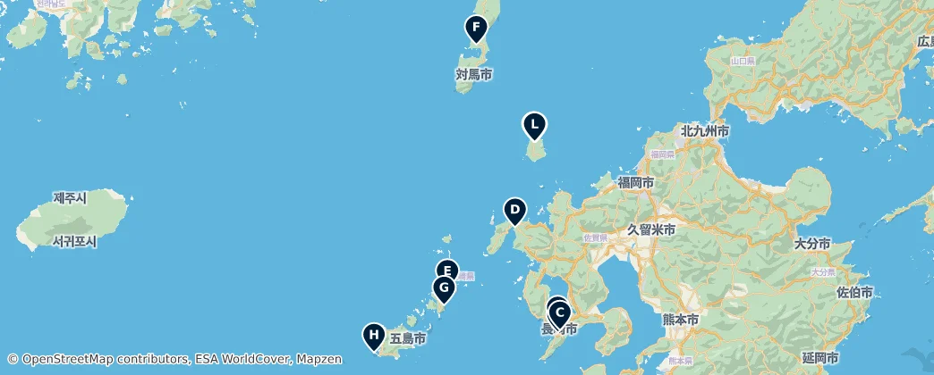 Map of Sacred Sites of Worship