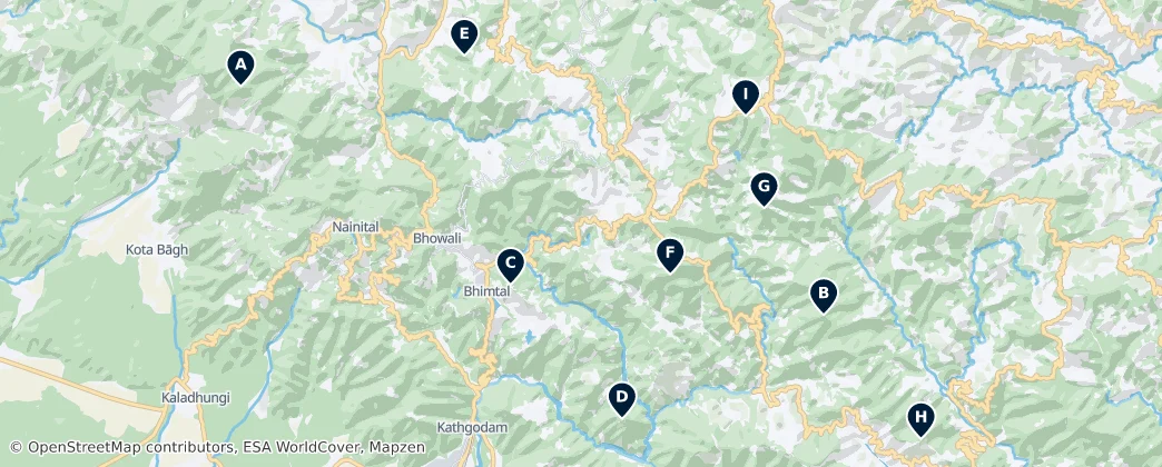 Himalayan Peaks & Viewpoints — Térkép
