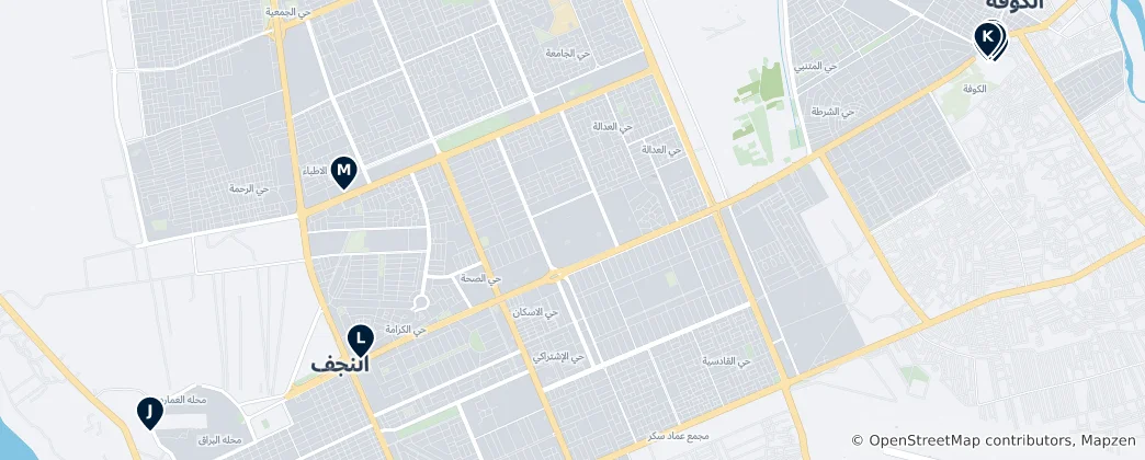 Map of Najaf Essentials