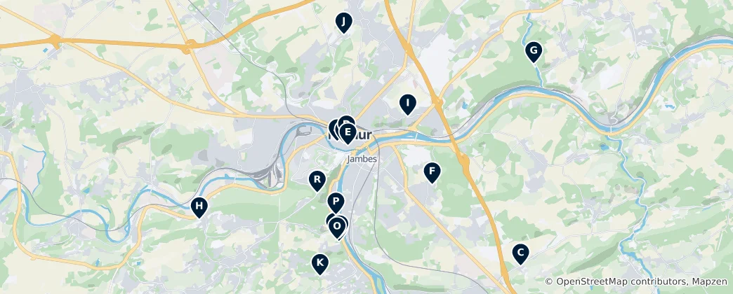 Map of Historic Churches and Shrines