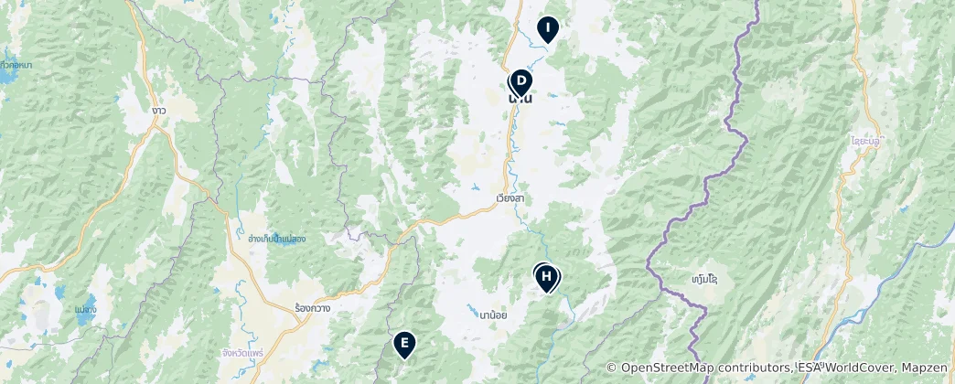 Mapa Nan Province's Essential Treasures