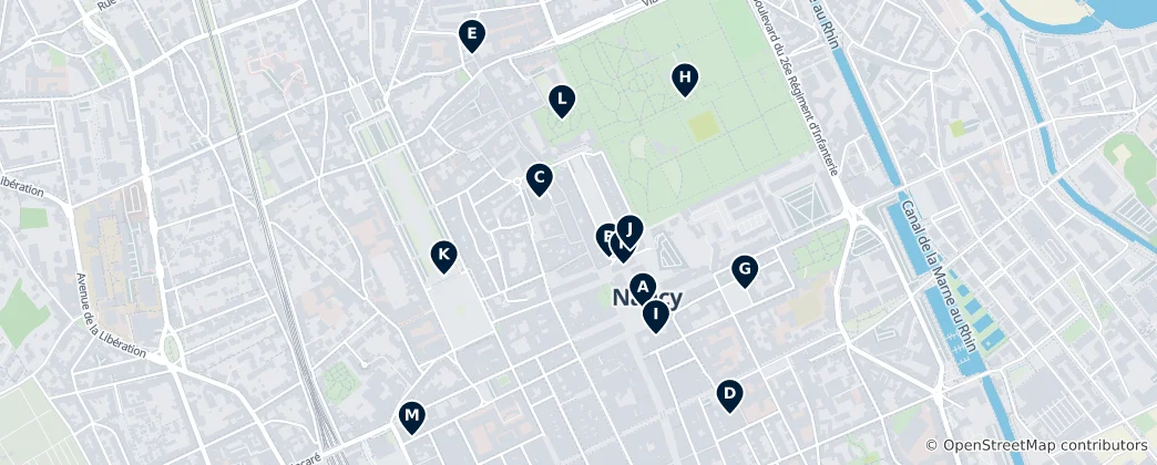 Mapa de Nancy's Essential Treasures