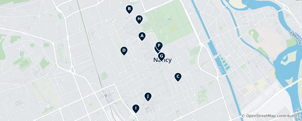 Karte von Nancy's Heritage Treasures