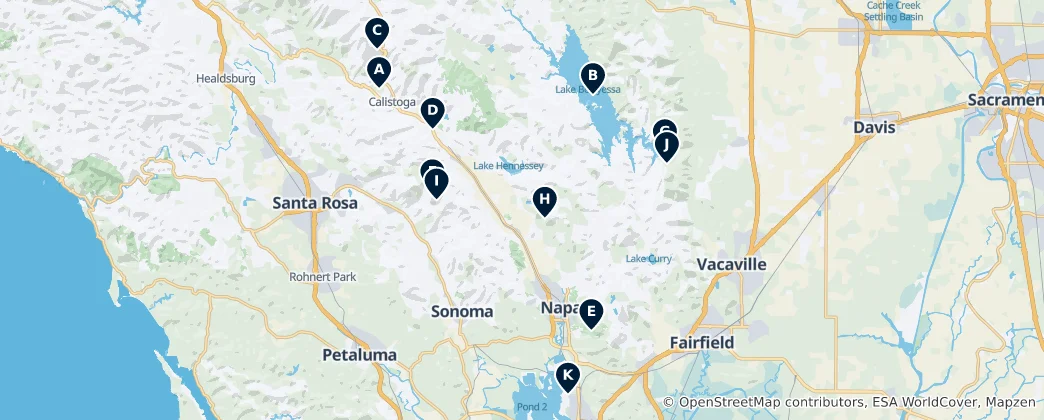 Mapa Nature & Scenic Views