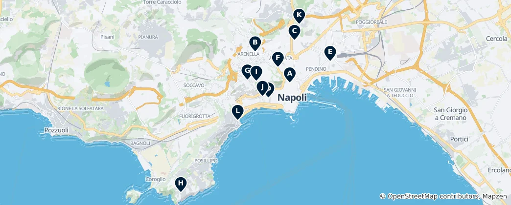 Map of Authentic Italian Flavors