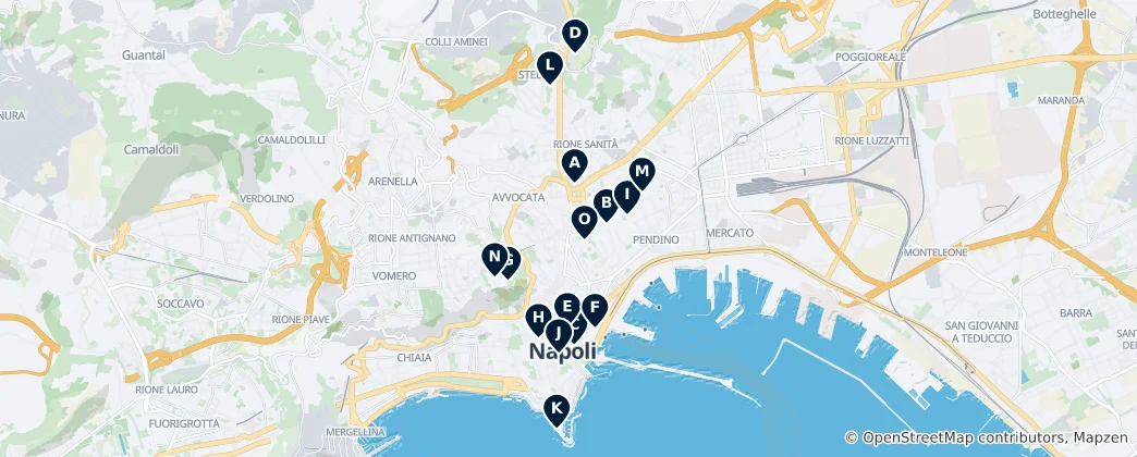 Map of Naples Essentials